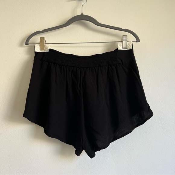 Indah Palm Tie Front Wrap Shorts in Black - Picture 10 of 14